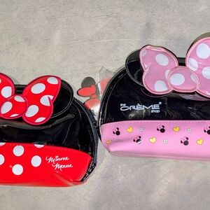 Disney Makeup Bag with Red and Pink Accents